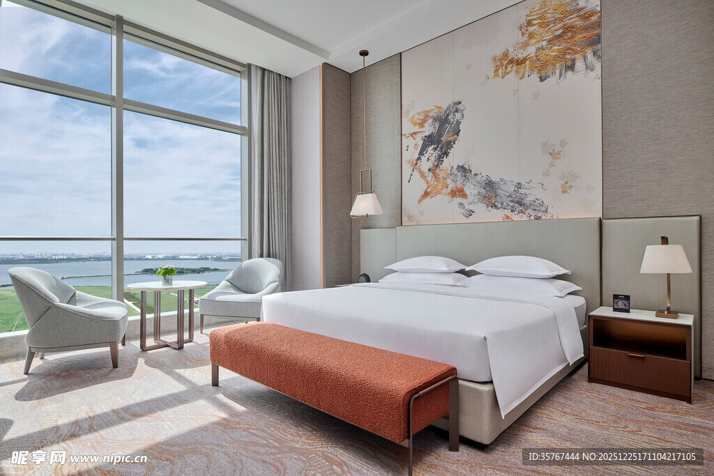 豪华海景卧室精致舒适空间