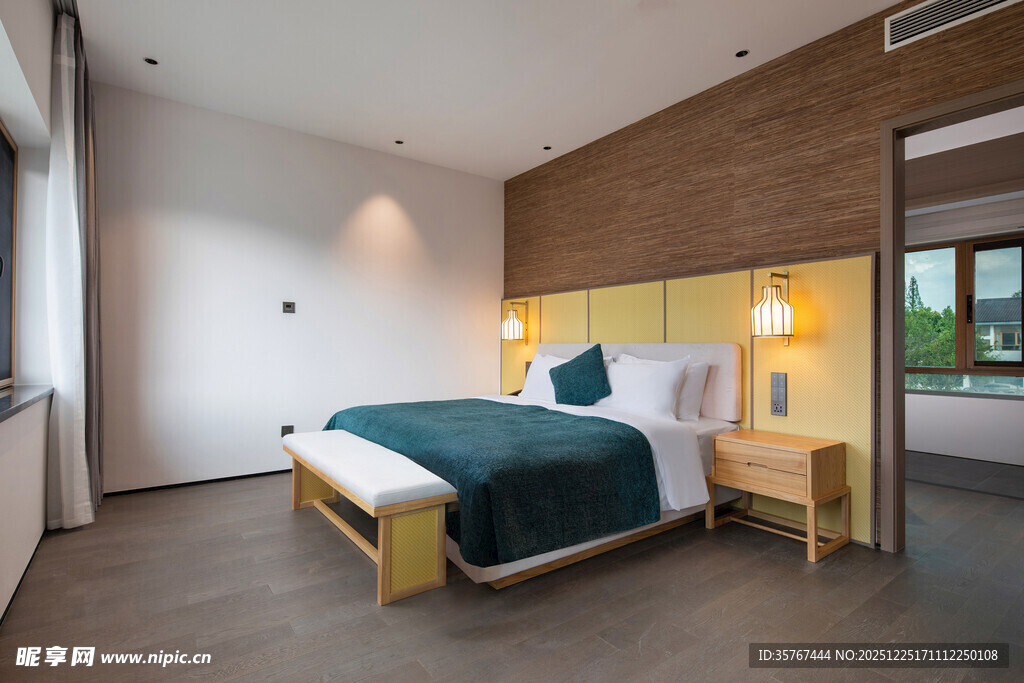 简约现代风格温馨卧室