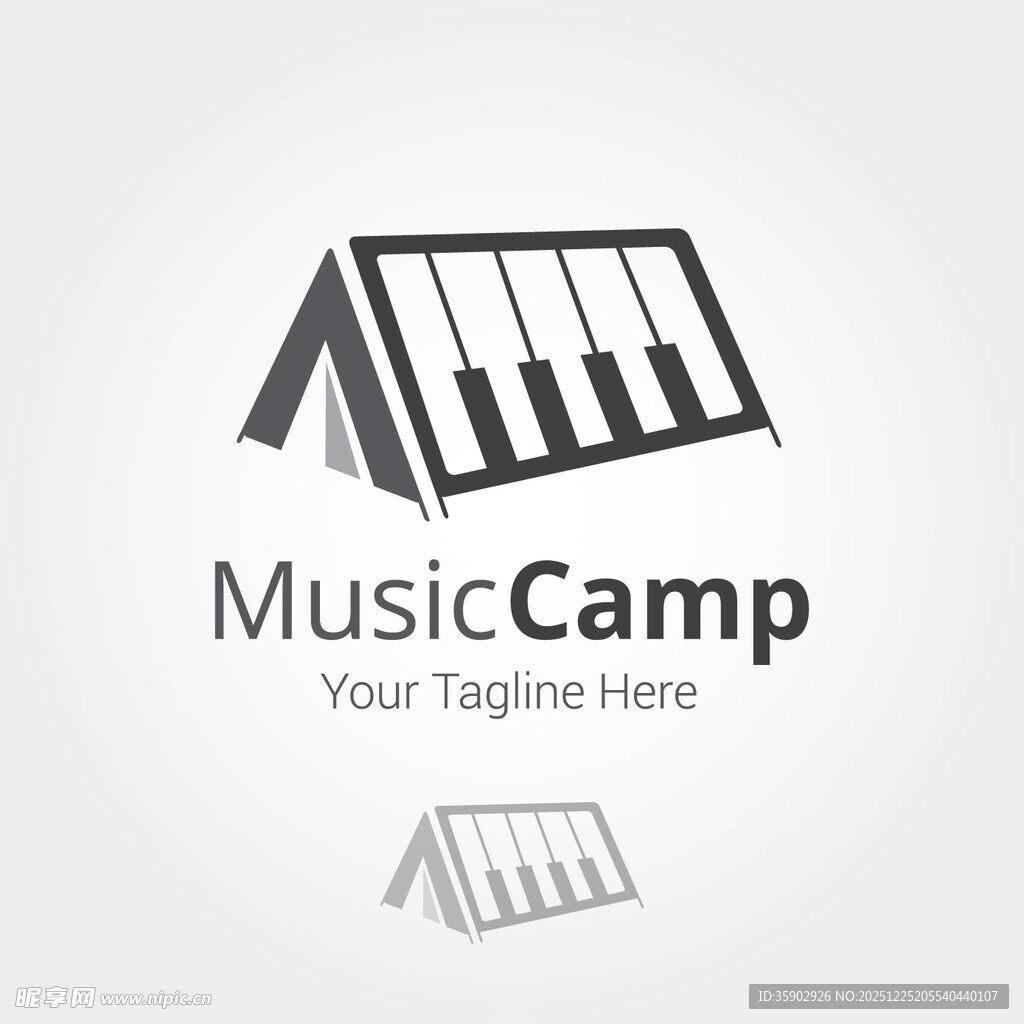 音乐营标志设计