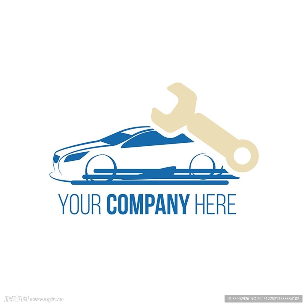 汽车维修标志设计