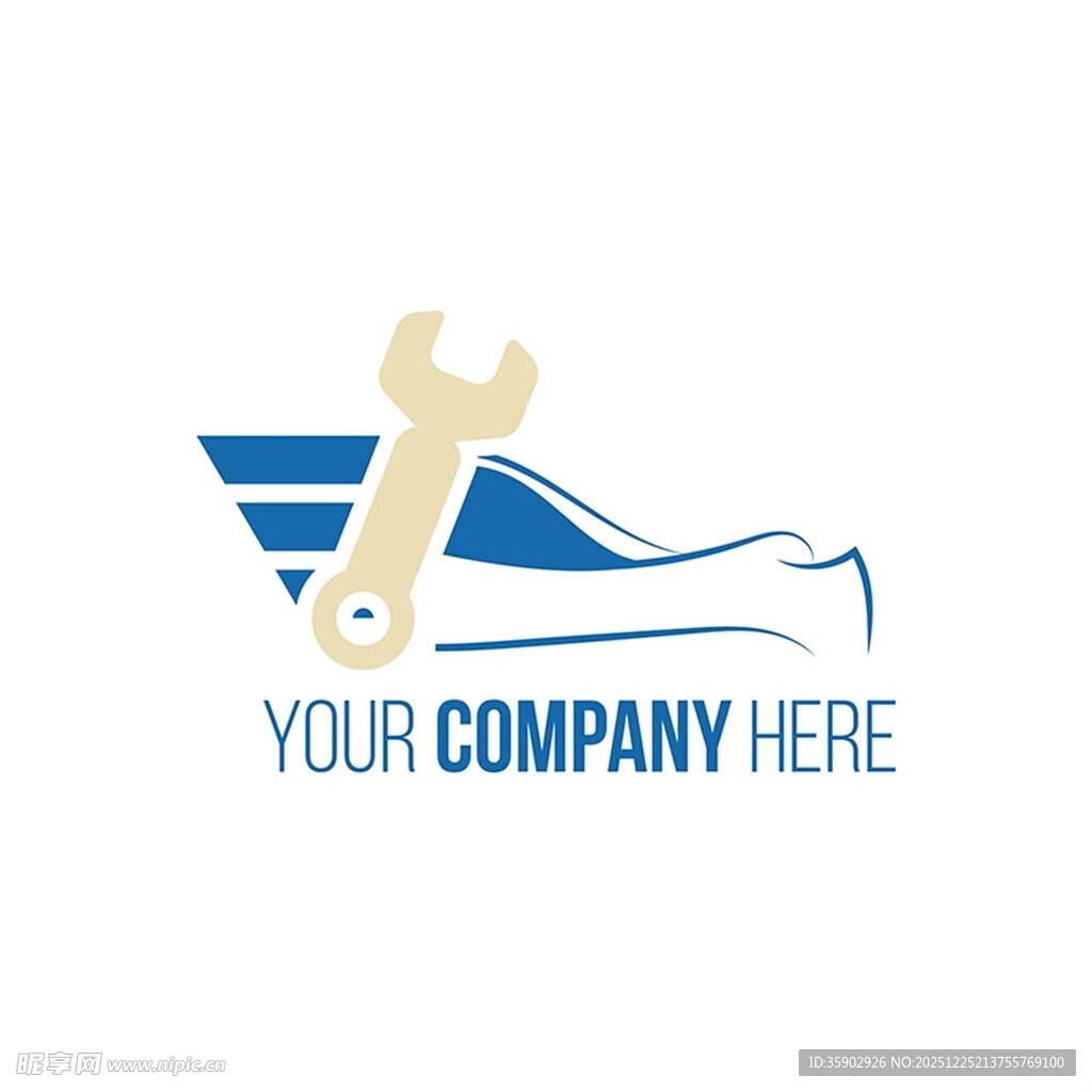 汽车维修服务标志设计