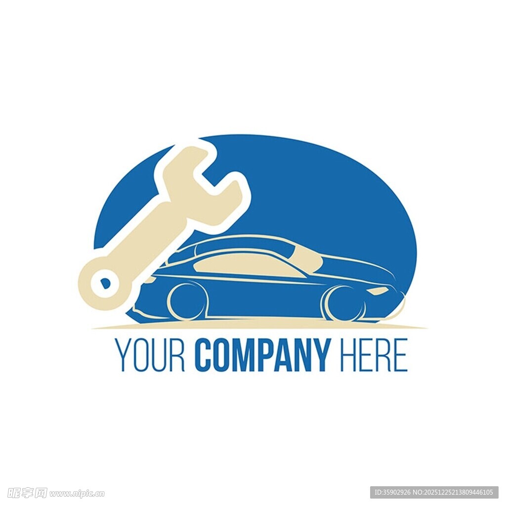 汽车维修服务标志设计