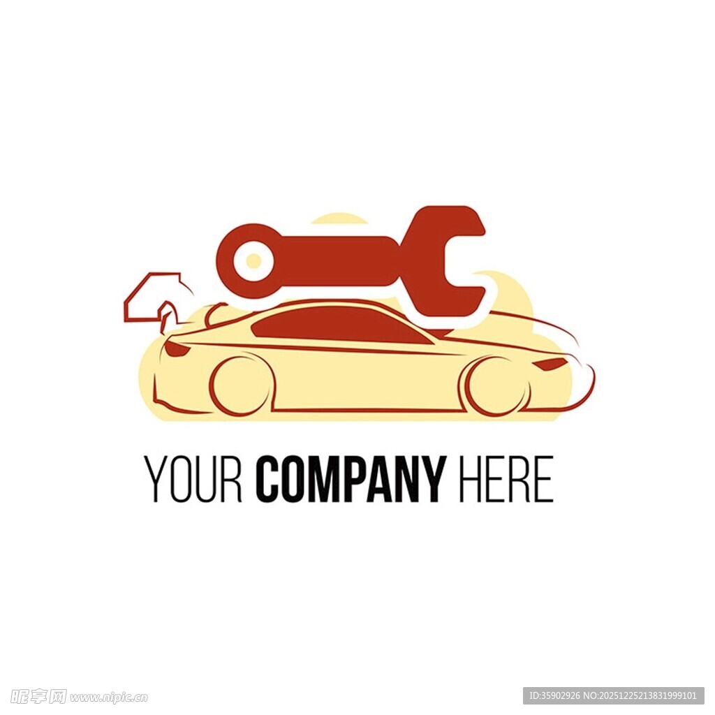 汽车维修标志设计