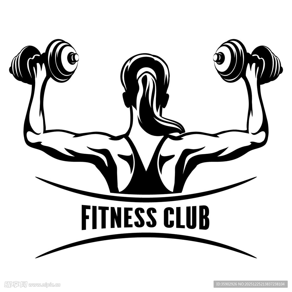 健身俱乐部标志