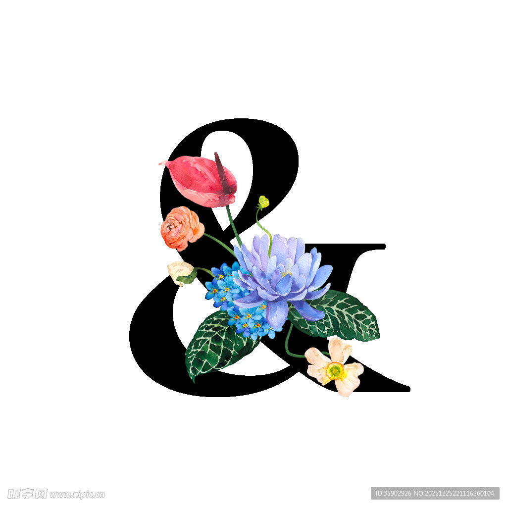 花卉装饰的符号艺术