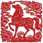 2026年红色大气马上有钱海报