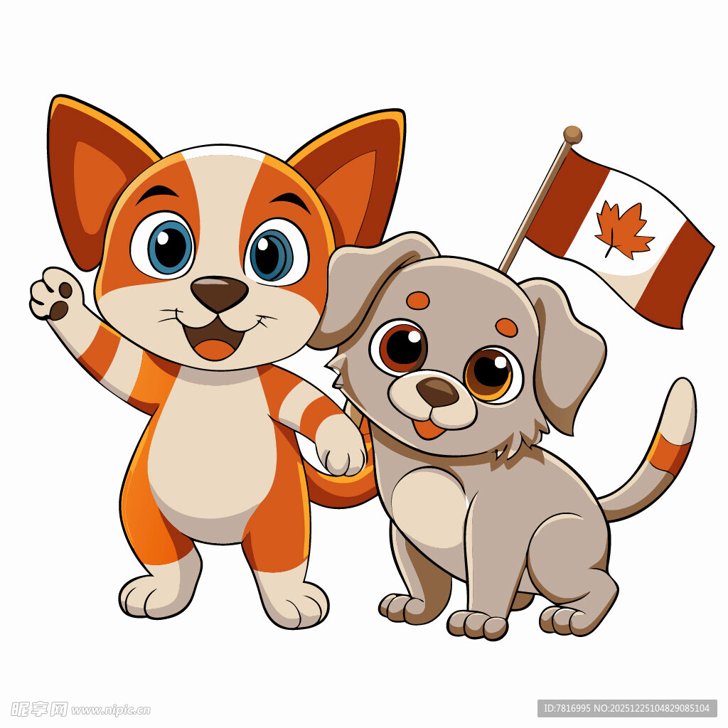 加拿大萌宠猫狗形象展示