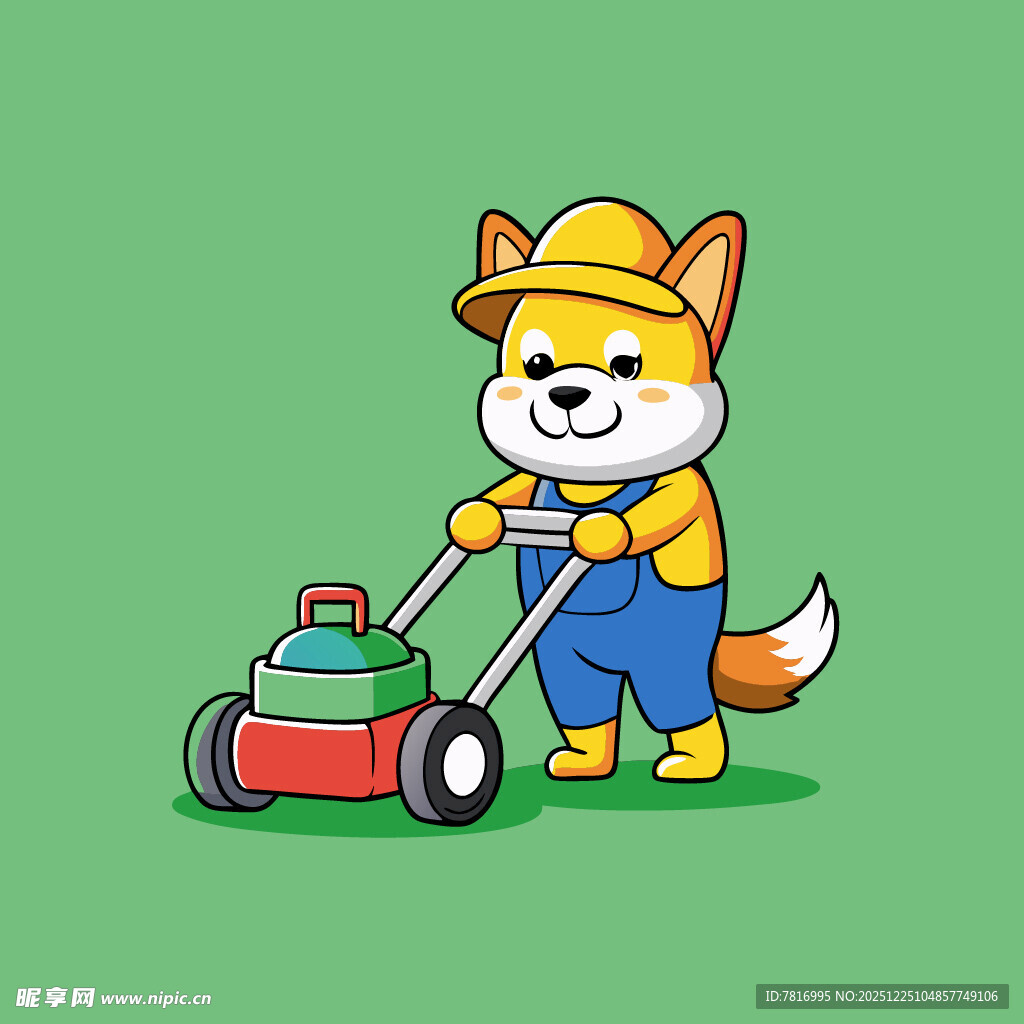 狐狸园丁推割草机