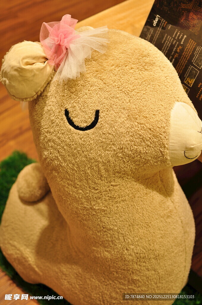 可爱小鹿毛绒玩具