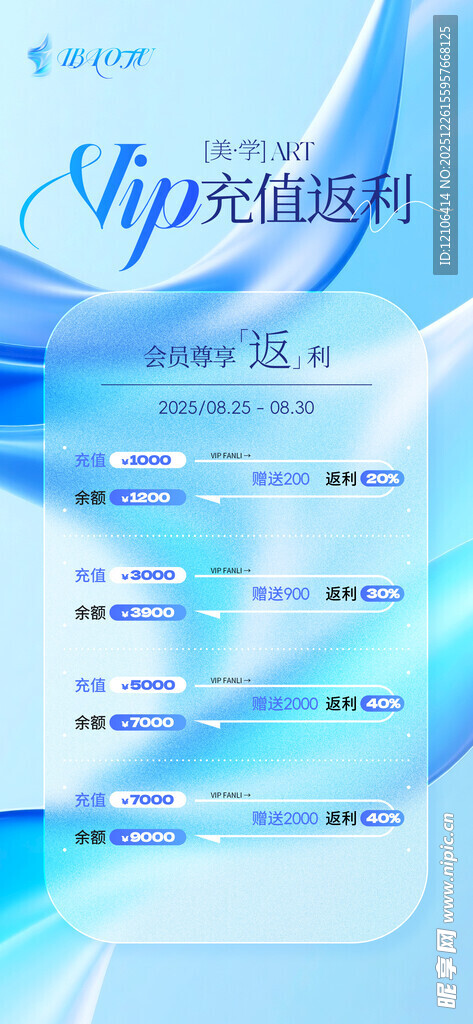 医美会员促销海报