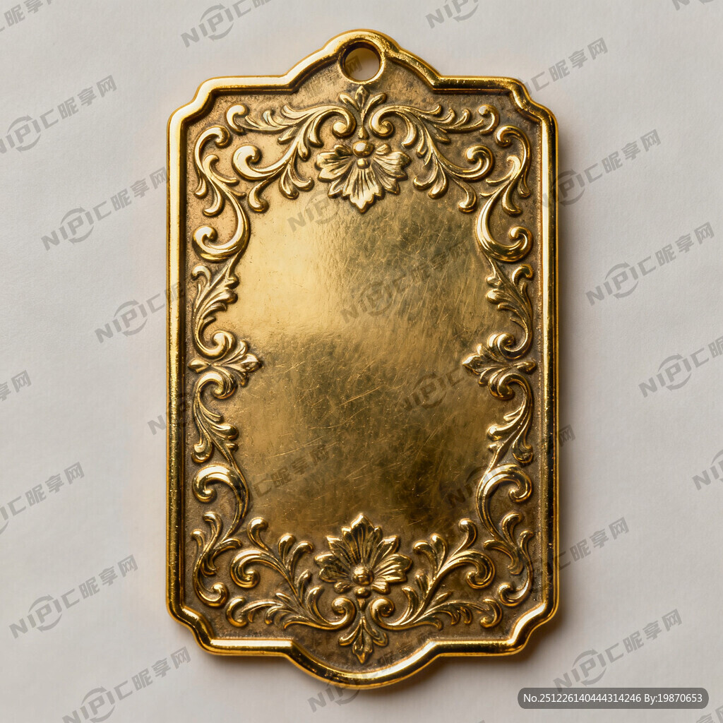 帮我设计一个欧式风格的金色金属