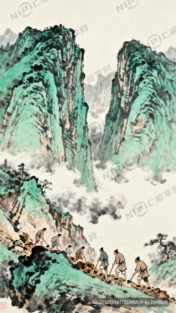 愚公移山典故上面的太行山及王屋