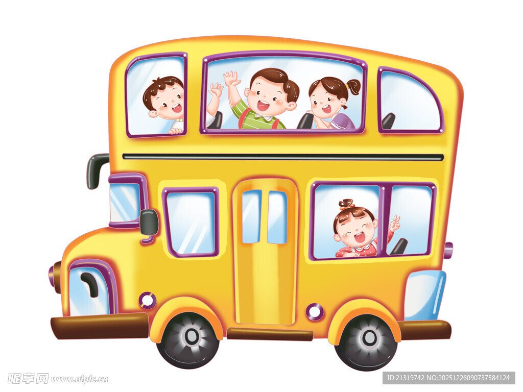 卡通校车