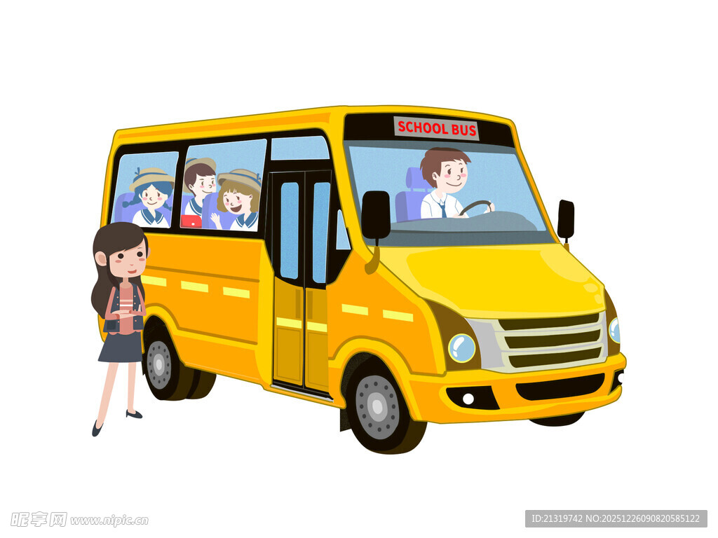 卡通校车