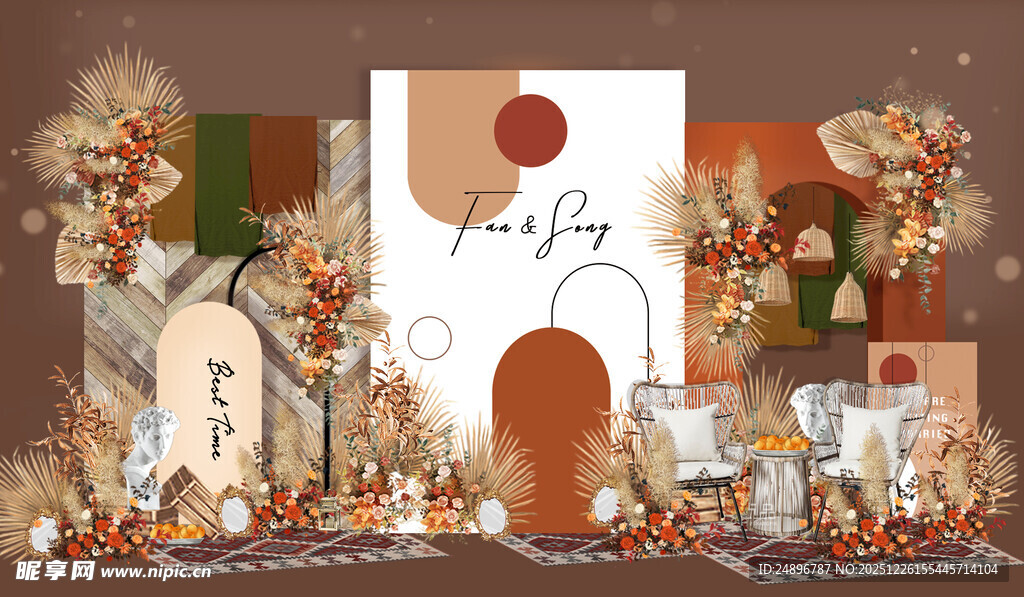 秋季温馨装饰场景