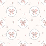 粉色蝴蝶结图案背景