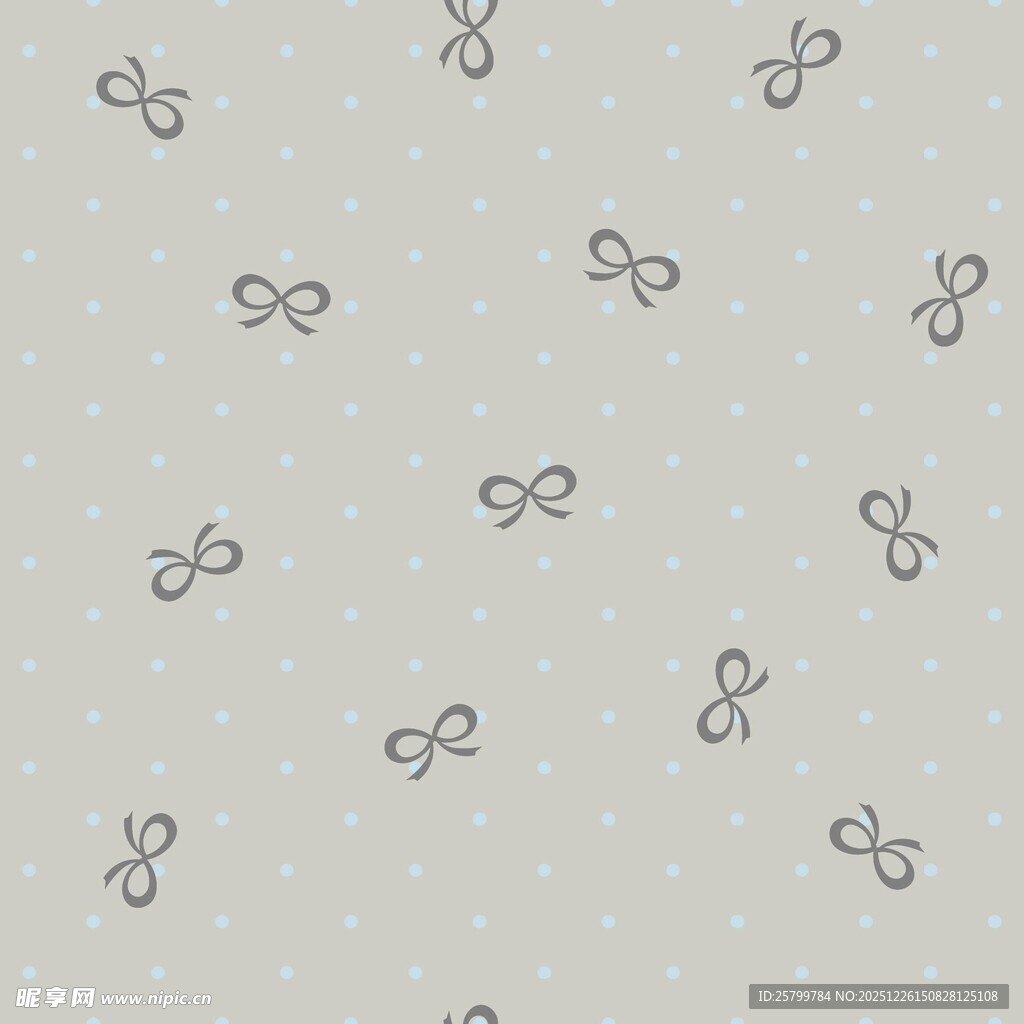 简约蝴蝶结图案背景