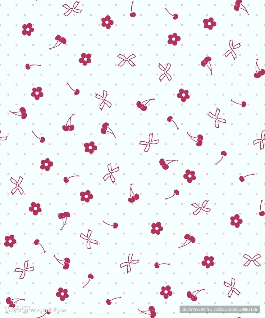 粉色花朵蝴蝶图案背景