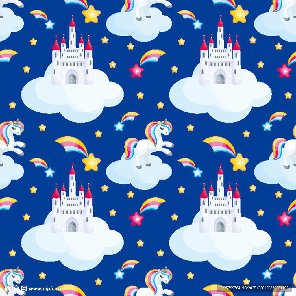 梦幻云端城堡与奇妙元素