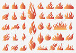 卡通火焰