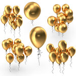 金色气球