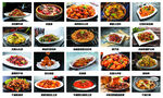 多样美食菜品展示