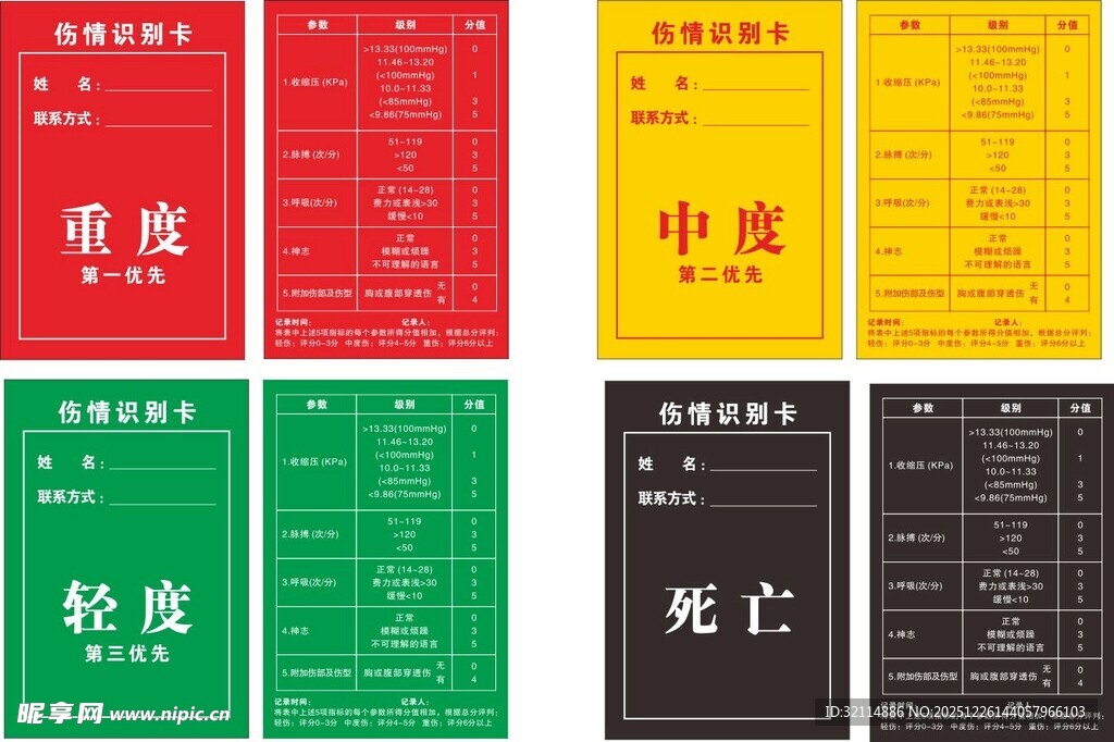 伤情识别卡