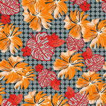 热带花卉图案背景设计