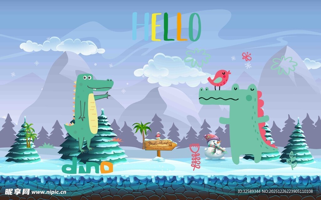 卡通风格城堡战斗场景