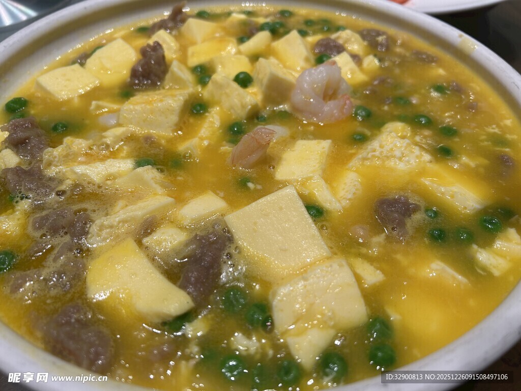 鲜香牛肉豆腐羹