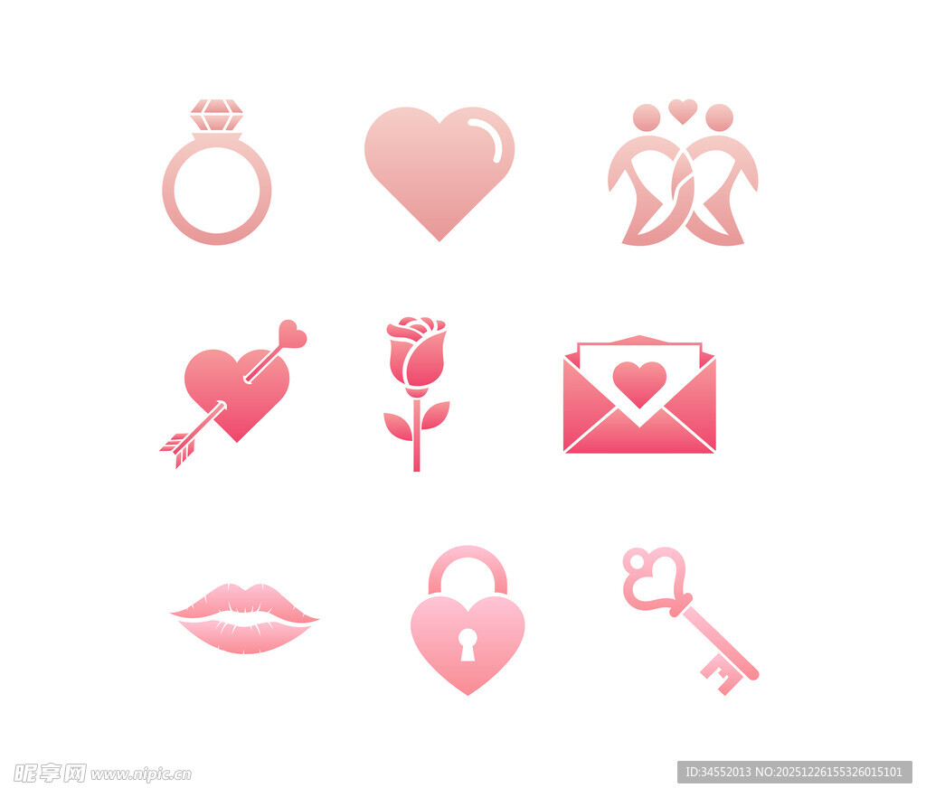 浪漫爱情图标