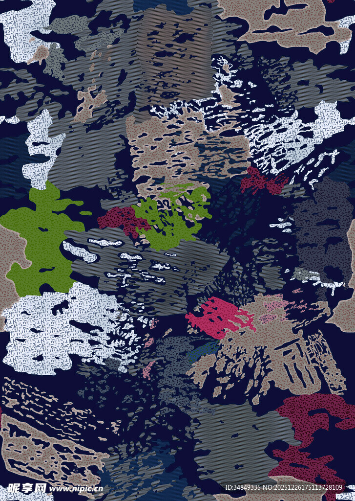 抽象迷彩图案纹理