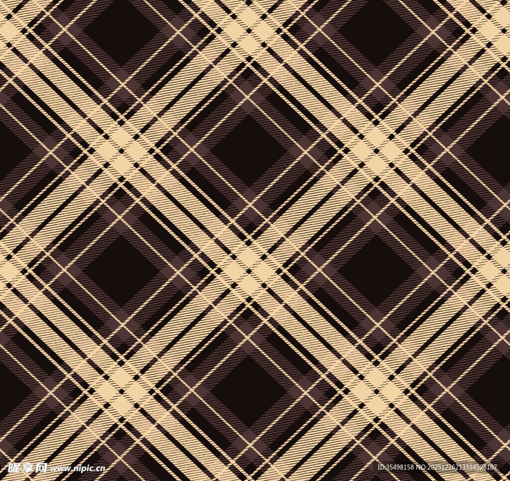 复古格子纹理图案