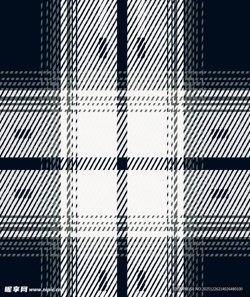 黑白格纹图案