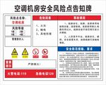 空调机房安全风险点告知牌