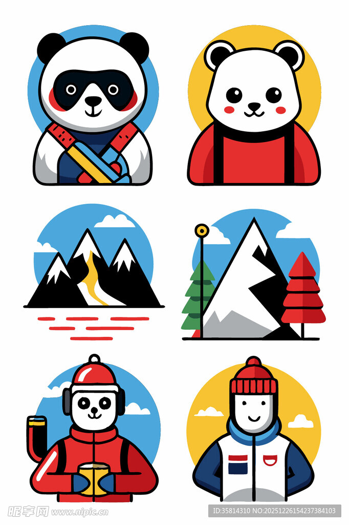 各国熊猫形象文化代表