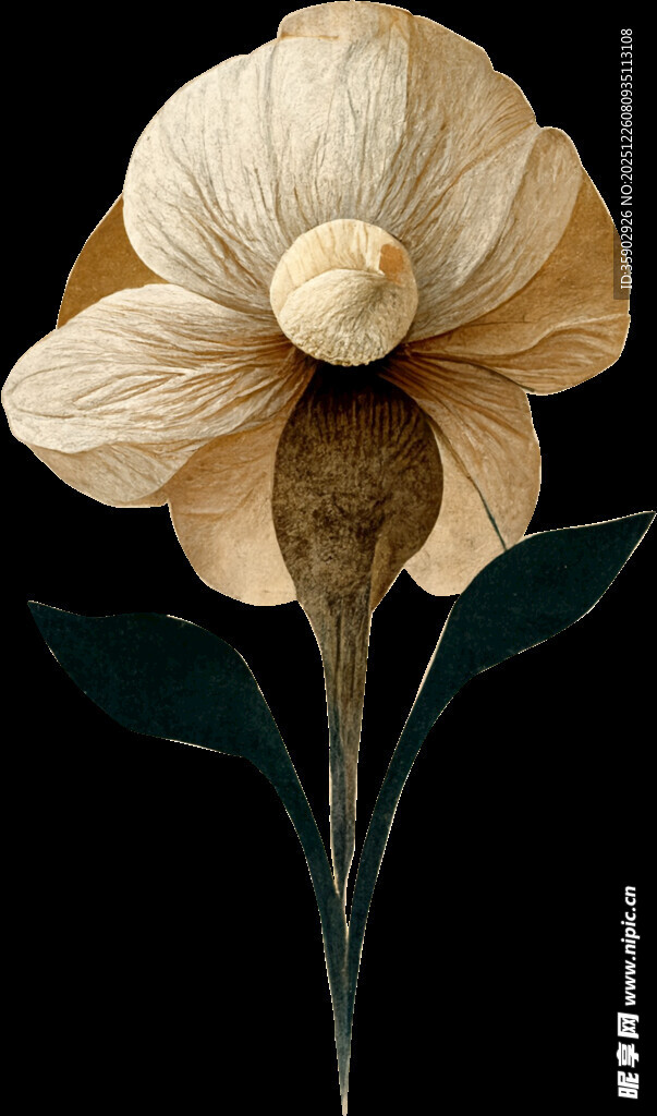 手工木质花朵摆件