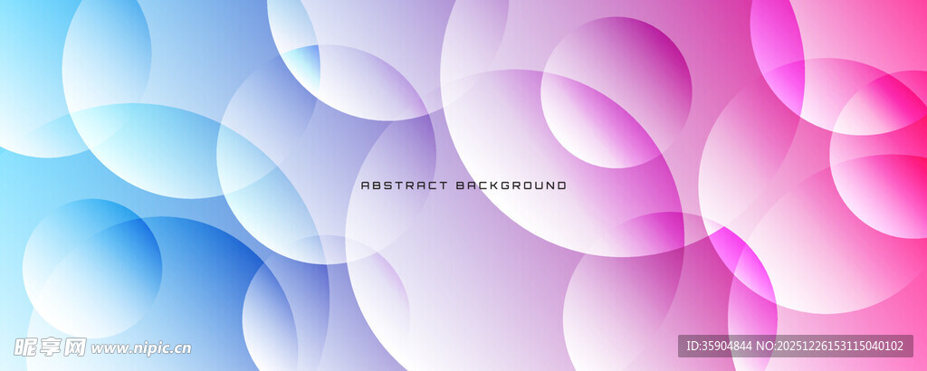 渐变圆形抽象背景