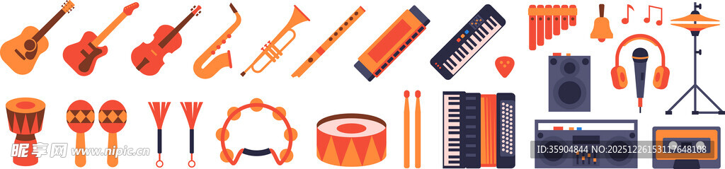 卡通乐器