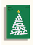 几何圣诞树封面