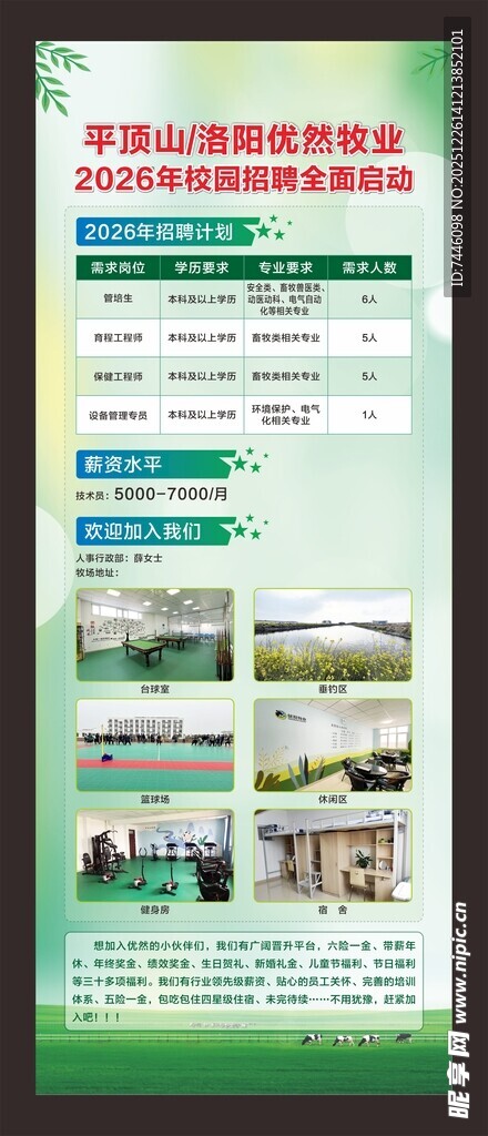 校园招聘易拉宝