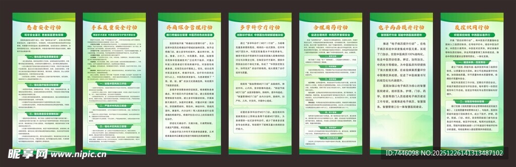 患者安全行动医院展架