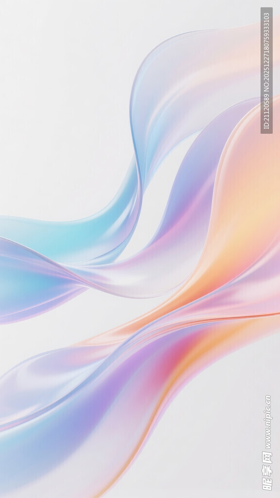 梦幻渐变流体背景图案