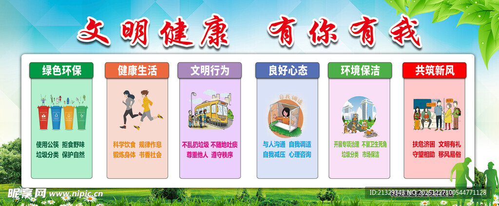 垃圾分类文明健康有你有我