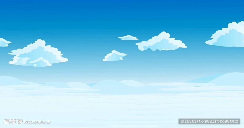 蓝天白云背景