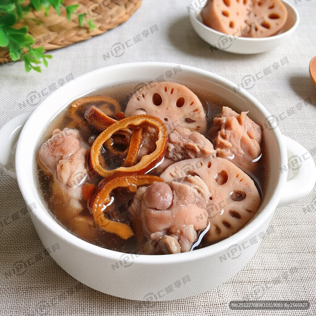 陈皮莲藕乳鸽汤