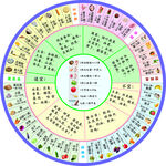 膳食能量圆形图