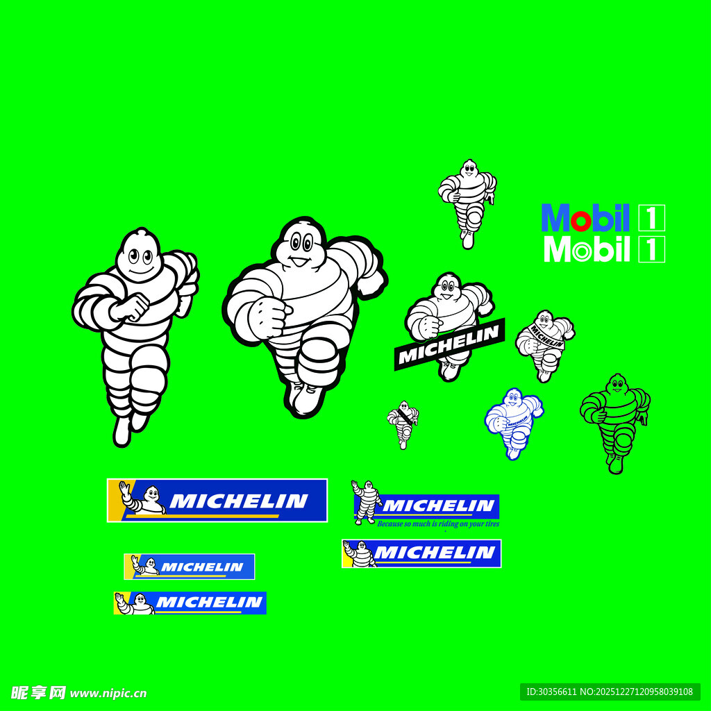 米其林 美孚logo合集