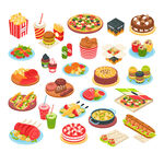 多样美味食品集合