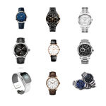 多样时尚手表展示